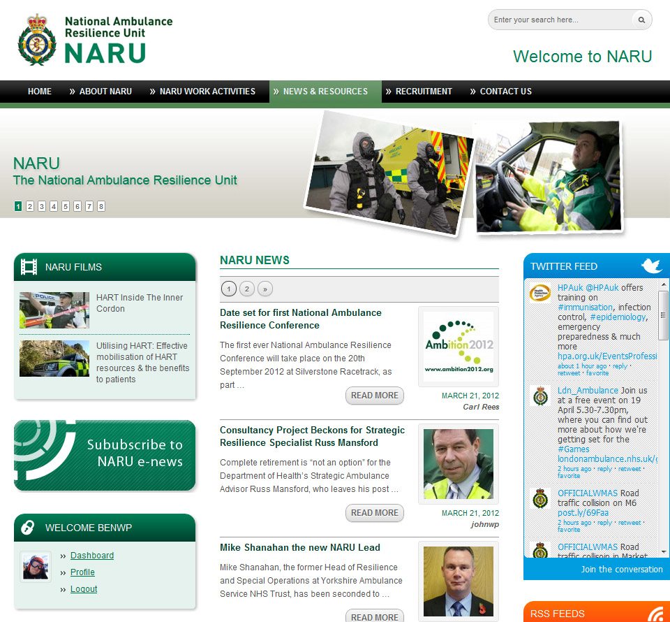 New NARU website to become hub for Ambulance Resilience
